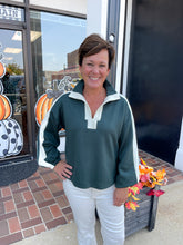 Load image into Gallery viewer, Dark Green Butter Soft Knit Top With Side Seams