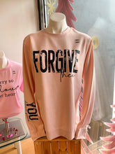 Load image into Gallery viewer, Forgive Them You Deserve Peace Soft Unisex Blush Sweatshirt