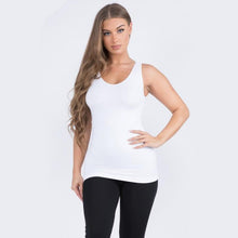 Load image into Gallery viewer, Seamless Reversible Tank Top- White