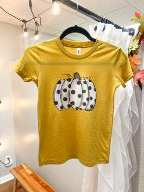 Youth Polka Dot Printed Tee