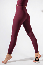 Load image into Gallery viewer, Buttery Soft Full Length Leggings in Maroon