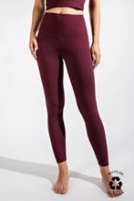 Load image into Gallery viewer, Buttery Soft Full Length Leggings in Maroon