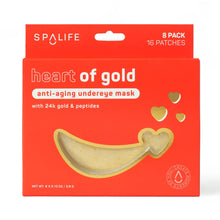 Load image into Gallery viewer, Heart of Gold Anti-Aging Undereye Masks- 8 Pairs