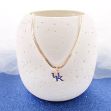 Load image into Gallery viewer, 18” Kentucky Gold &amp; Enamel Logo Necklace