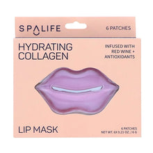 Load image into Gallery viewer, Hydrating Collagen &amp; Red Wine Hydrogel Lip Mask- 8 Sets