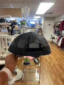 Bourbon Comes from Kentucky Leather Patch Hat