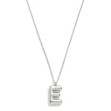 Load image into Gallery viewer, Stainless Steel Dainty Chain Link Necklace Featuring Bubble Balloon Initial Pendant