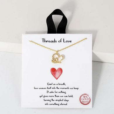 Dainty Chain Link Necklace Featuring Branch Pendant With Pearl & Cubic Zirconia Accents