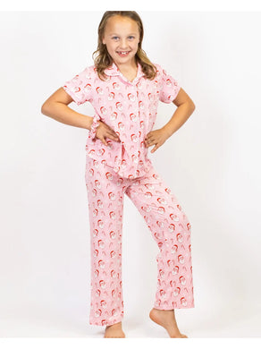 Girl's Candy Cane Cutie Sleep Pants Set