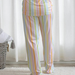 Multicolor Candy Stripe Sleep Pants