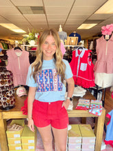Load image into Gallery viewer, Red High Waist Seam Detail Shorts