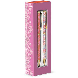 Prarie Rose Boxed Pen Set
