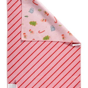 Candy Cane Tea Towel