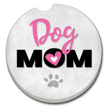 Load image into Gallery viewer, Dog Mom Absorbent Stone Car Coaster 1 Pk