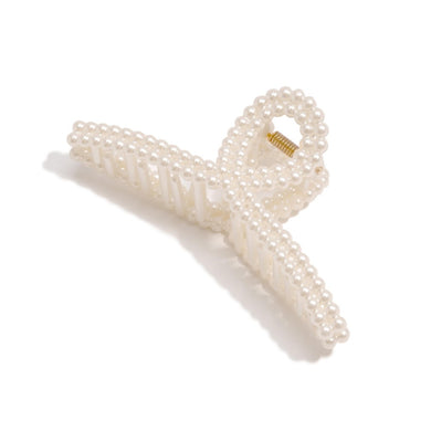 Pearls Criss Cross Hair Claw