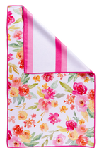 Load image into Gallery viewer, Floral Waffle Knit Kitchen Towel