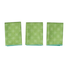 Load image into Gallery viewer, Lemon Sparkle Set Of 3 Reversible Microfiber Dish Cloth Set