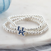 Load image into Gallery viewer, Kentucky Glitter Enamel Logo Stretch Bracelet Set