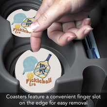 Load image into Gallery viewer, Pickleball Era Absorbent Stone Car Coaster 1 Pk