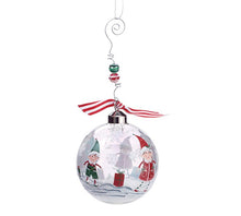 Load image into Gallery viewer, Hand Blown Santa Snowman Elf Glass Oranment