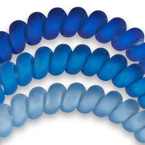 Cobalt Teleties Small 3-Pack Hair Tie