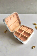 Load image into Gallery viewer, Bows And Florals Vegan Leather Travel Jewelry Box