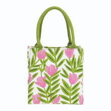 Load image into Gallery viewer, Pink Delight Reusable Gift Bag Tote 8x8x5