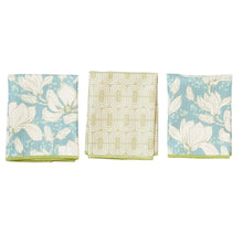 Load image into Gallery viewer, Magnolia Set Of 3 Reversible Microfiber Dish Cloth Set