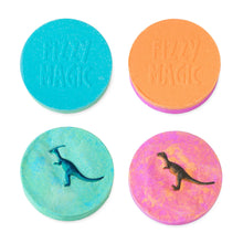 Load image into Gallery viewer, Dinosaur Surprises, 2 Puck Shaped Bath Bombs