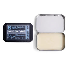 Load image into Gallery viewer, Duke Cannon Solid Cologne – Midnight Swim | Men’s Solid Cologne
