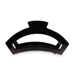 Teleties Open Large Hair Clip- Jet Black