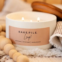 Load image into Gallery viewer, Rake, Pile, Leap 10 oz Statement Candle