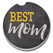 Load image into Gallery viewer, Best Mom Absorbent Stone Car Coaster 1 Pack