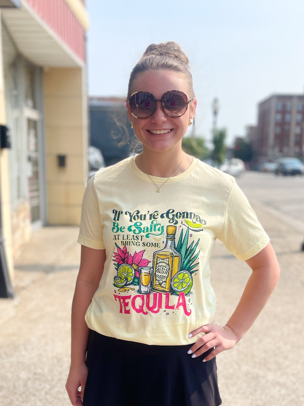 If You're Gonna Be Salty At Least Bring Some Tequila Soft Bella Unisex Tee
