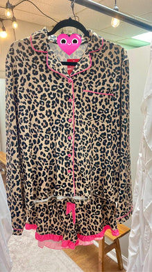 Luxe Leopard Pajama Short Set