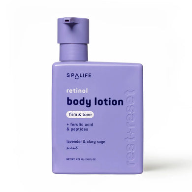 Rest Reset Retinol Body Lotion, Lavender & Clary Sage Scent