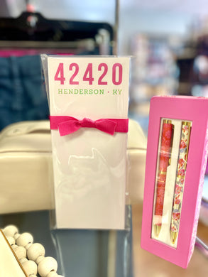 42420 Pink Skinny Notepad
