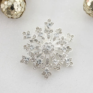 Crystal Snowflake  Pin/Pendant