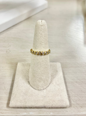 Adjustable CZ Stacker Ring