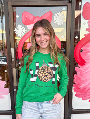 Leopard Joy Christmas Long sleeve Unisex Tee