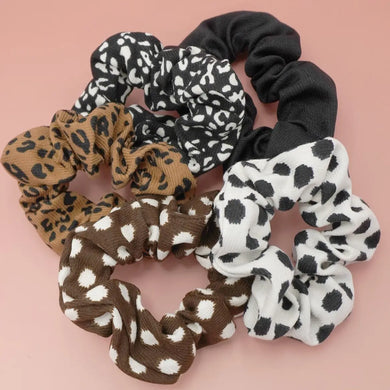Animal Pattern Scrunchies