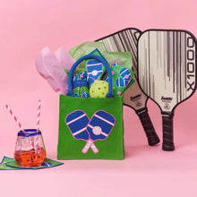 Load image into Gallery viewer, Pickleball Reusable Gift Bag Tote 8x8x5