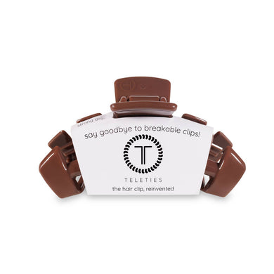 Teleties Medium Hair Clip- Classic Nutmeg