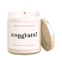 Load image into Gallery viewer, Congrats!  Soy Candle - 9 oz