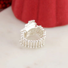 Load image into Gallery viewer, Crystal Snowman Stretch Ring