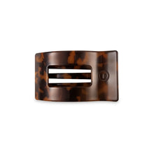 Load image into Gallery viewer, Teleties Small Flat Rectangle Hair Clip- Tortoise