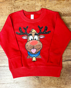 Christmas Reindeer Youth Sweatshirt