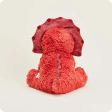 Load image into Gallery viewer, Warmie 13" - Red Triceratops