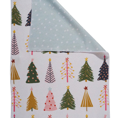 Christmas Trees Holiday Tea Towel