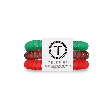 Classy Christmas Teleties Small 3-Pack Hair Tie